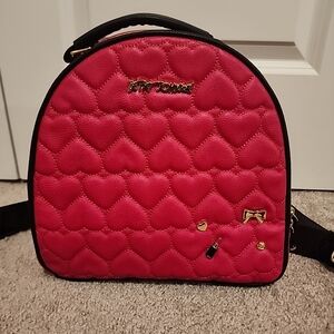betsey johnson backpack purse